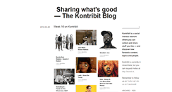 Desktop Screenshot of blog.kontrib.it